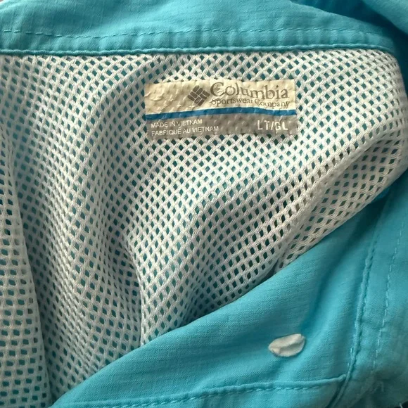 Columbia Men's Bright Blue Lightweight Shirt Jacket - Picture 2 of 5